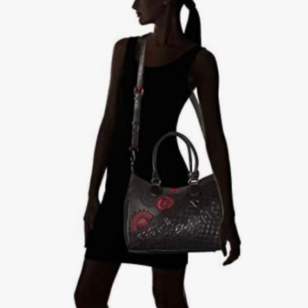 Embroidered Purse Desigual - Tote Bag Crossbody Bag NEW
